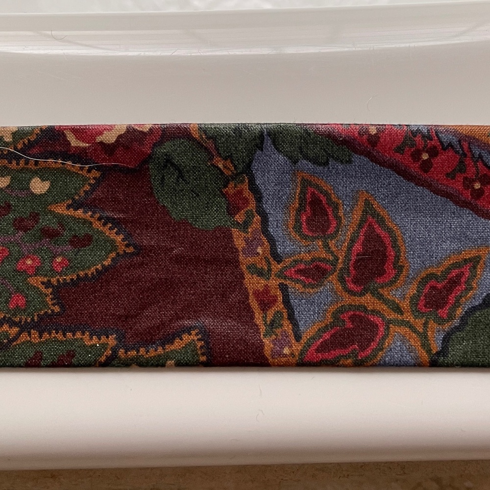 Fabric Chain or Cord Cover, Brown Floral, 54" 14 available